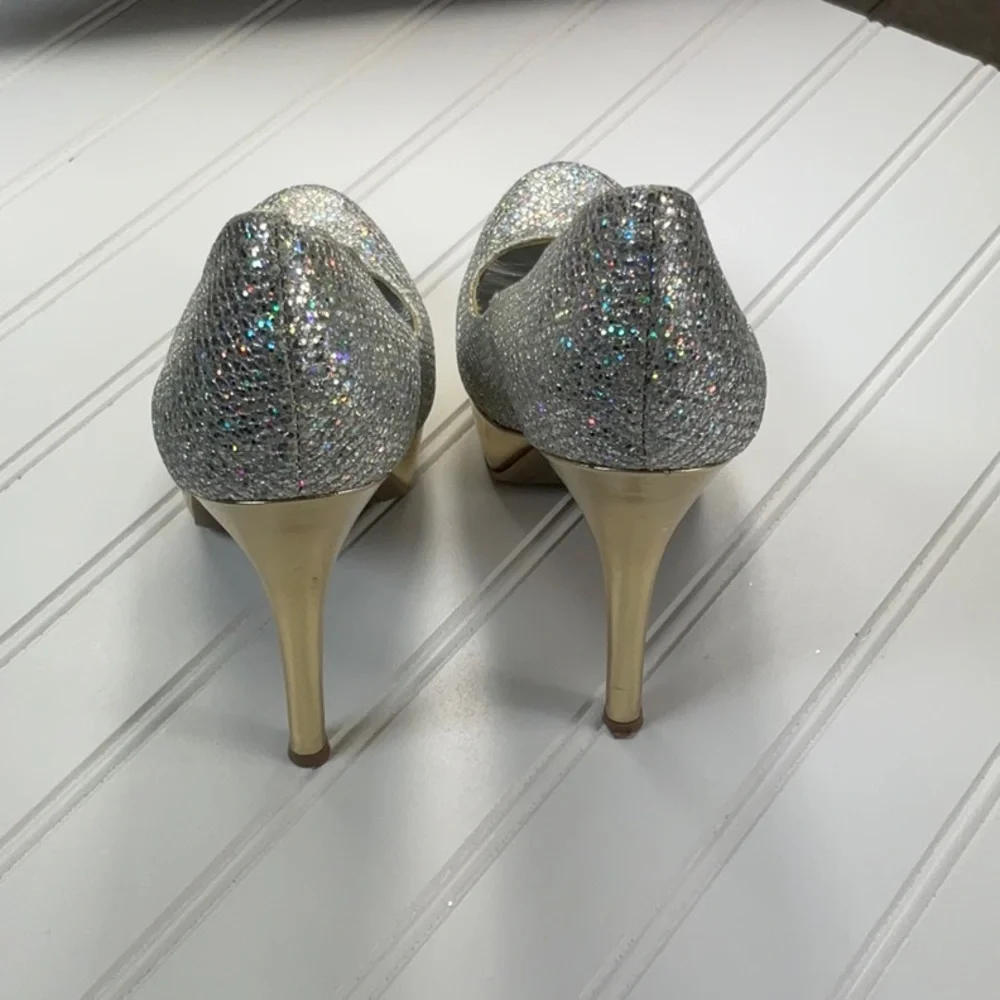 ZIGI SOHO Shoes Glitter Platform High Heel Pumps. Staple 7 1/2